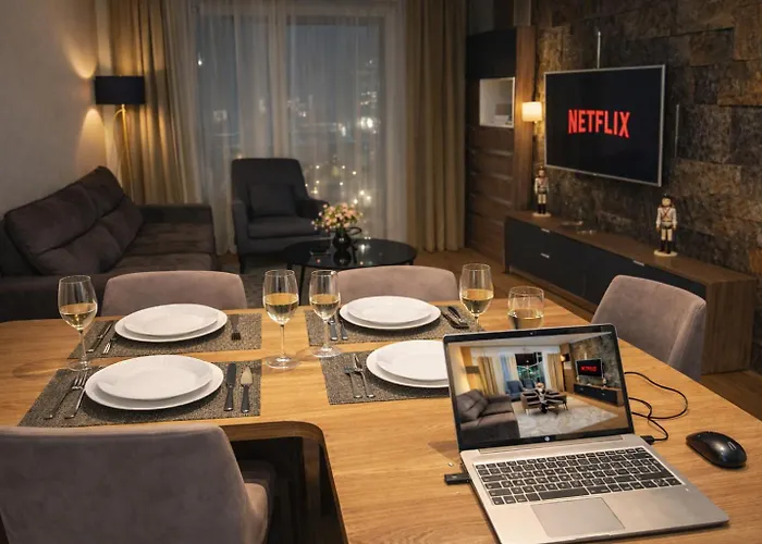 شقة Arkadija Premium Waterfront *